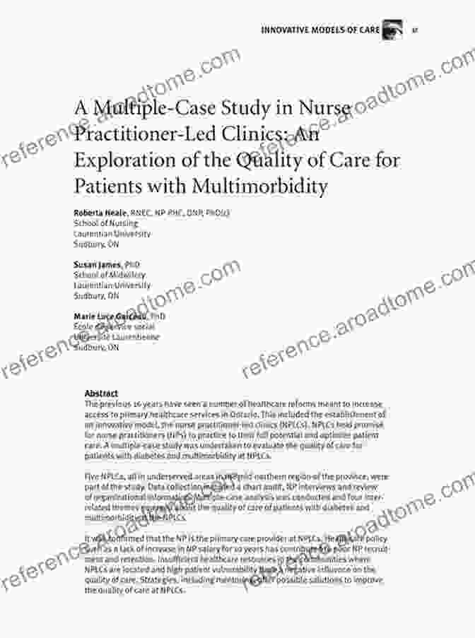 A Case Study On The Implementation Of A Nurse Led Clinic Nurse Led Clinics: Practical Issues