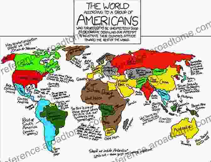 A Map Of The World According To The Americans, With The United States In The Center A History Of The World In 12 Maps