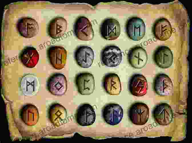 A Photograph Of A Rune Casting Spread, Showing Various Rune Stones Arranged In A Meaningful Pattern. The Big Of Runes And Rune Magic: How To Interpret Runes Rune Lore And The Art Of Runecasting (Weiser Big Series)