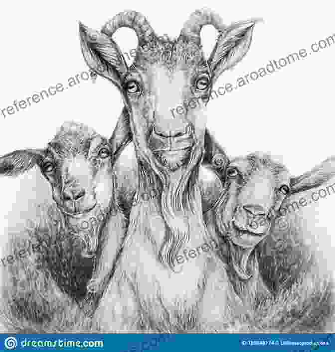 A Vibrant Illustration From The Three Goats Tri Kozy The Three Goats Tri Kozy Children S Picture English Russian (Bilingual Edition)