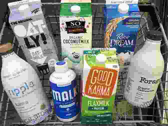 An Assortment Of Plant Based Milk Alternatives, Including Almond, Soy, Oat, And Coconut Milk. What Can I Eat On A Dairy Free Diet?: A Quick Start Guide To Going Dairy Free Feel Great And Increase Your Energy PLUS 100 Delicious Dairy Free Recipes