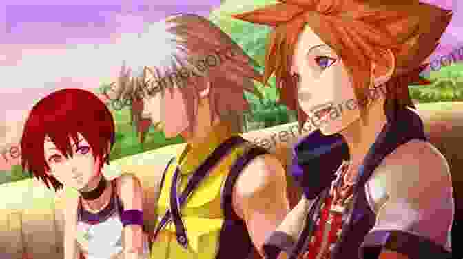 An Epic Scene Featuring Sora, Riku, Kairi, And Their Loyal Companions Fighting Alongside Each Other. Kingdom Hearts: The Ultimate Handbook