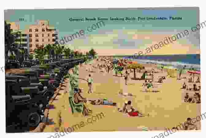 Black And White Postcard Of Fort Lauderdale Beach Broward County (Postcard History Series)