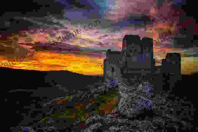 Evocative Sunset View Of The Rocca Calascio Castle, Silhouetted Against The Golden Sky, Symbolizing The Enduring Legacy Of Abruzzo's Castles. Counting Castles In Abruzzo: A Journey Through The Land Of Enchantment