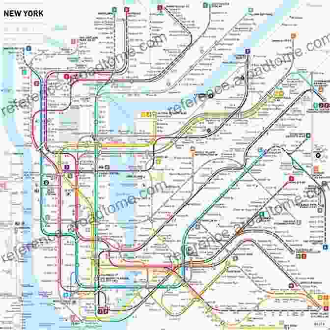 Image Of A Detailed Metro Station Map With Connecting Lines DC By Metro: A History Guide