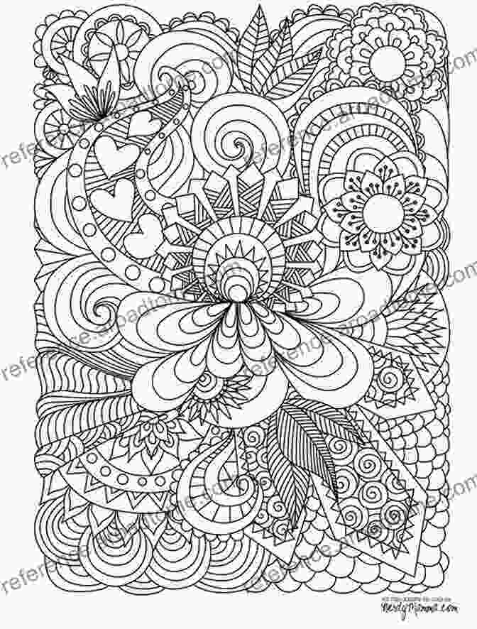 Intricate Coloring Page From The 10th Muse Adult Coloring Book Volume 10th Muse: Adult Coloring Book: Volume 2