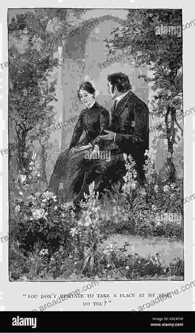 Jane Eyre Illustration A Couple Sitting On A Bench In A Garden Cozy Classics: Jane Eyre Jack Wang