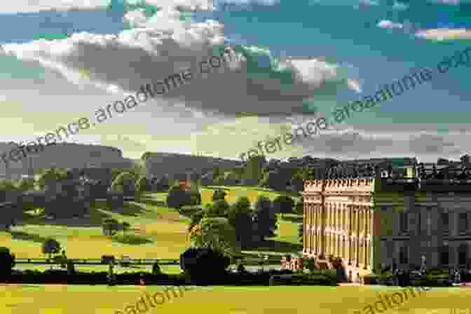 Majestic View Of Chatsworth House's Sprawling Parkland Historic Gardens And Parks Of Derbyshire: Challenging Landscapes 1570 1920